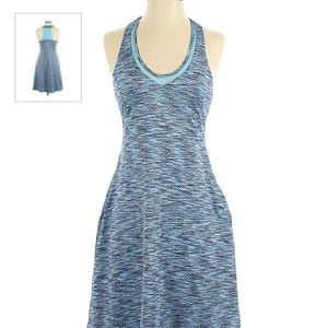 MPG Active Dress in Teal Zig Zag Pattern. S
